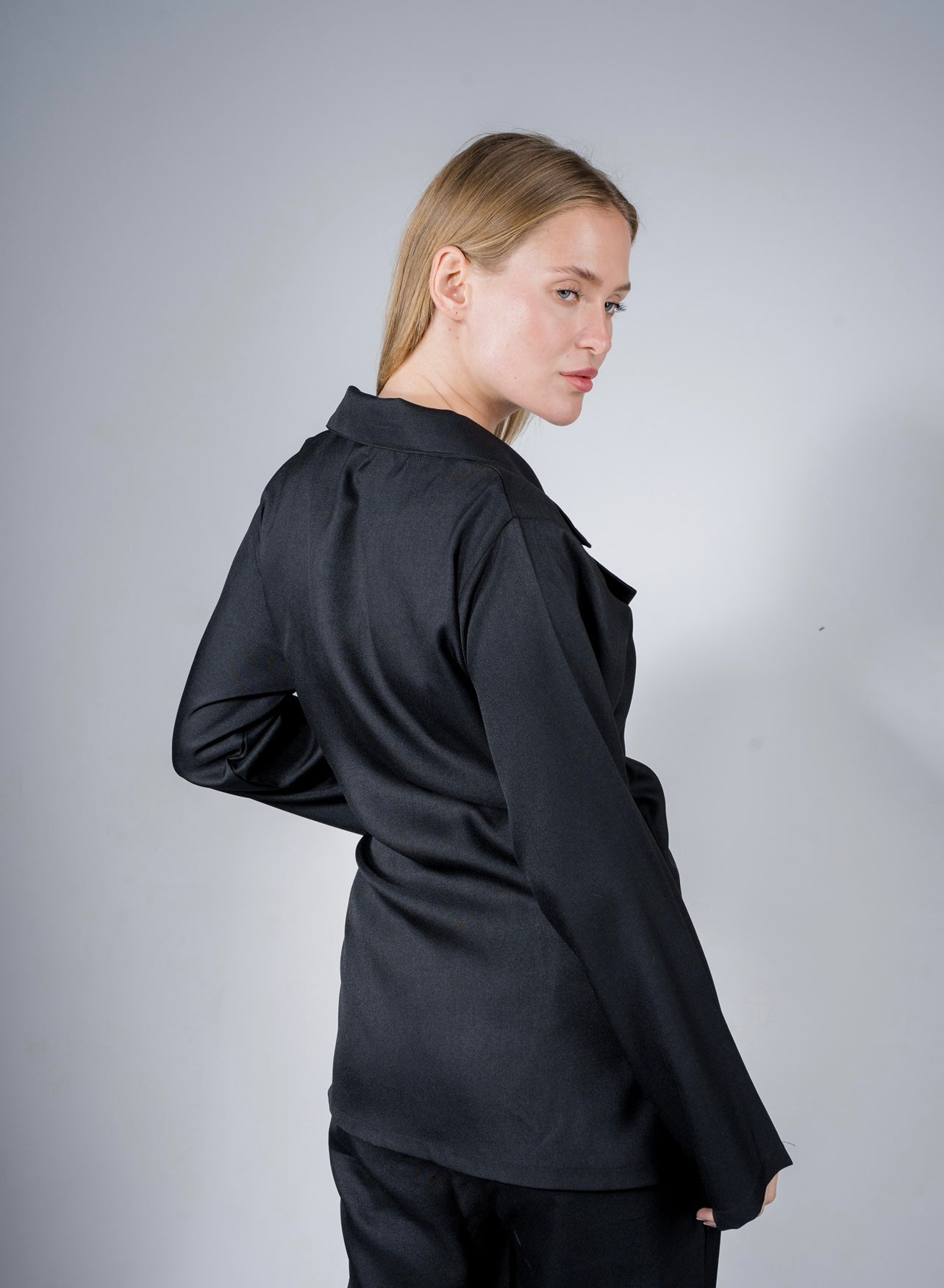Galaxy Black Linen Set
