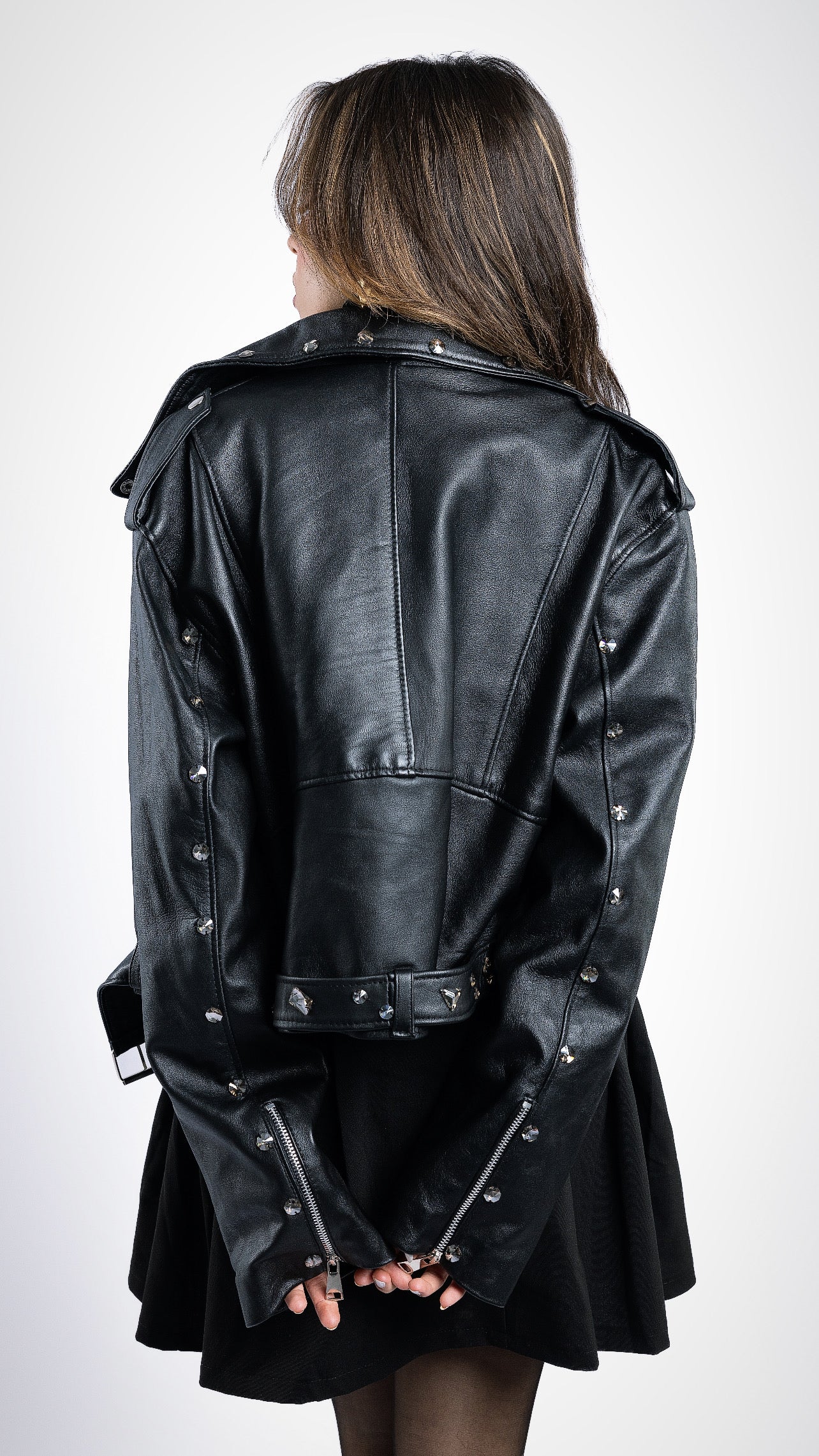 Studs Leather Jacket