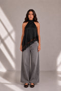 Satin/Lace Blouse