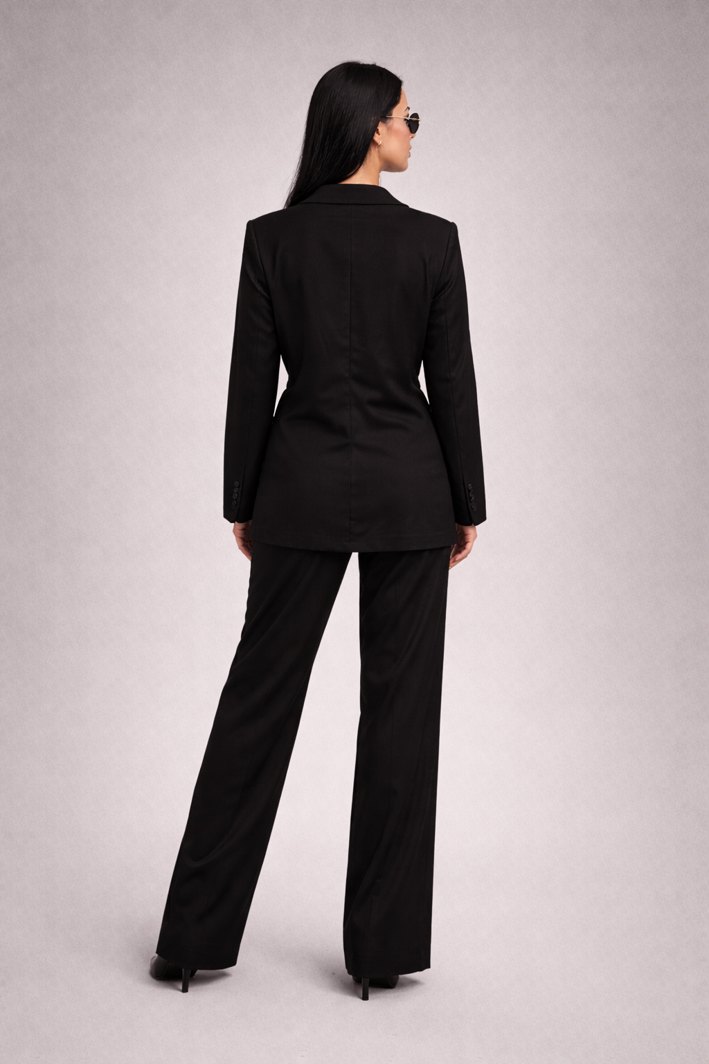 Galaxy Black Linen Set