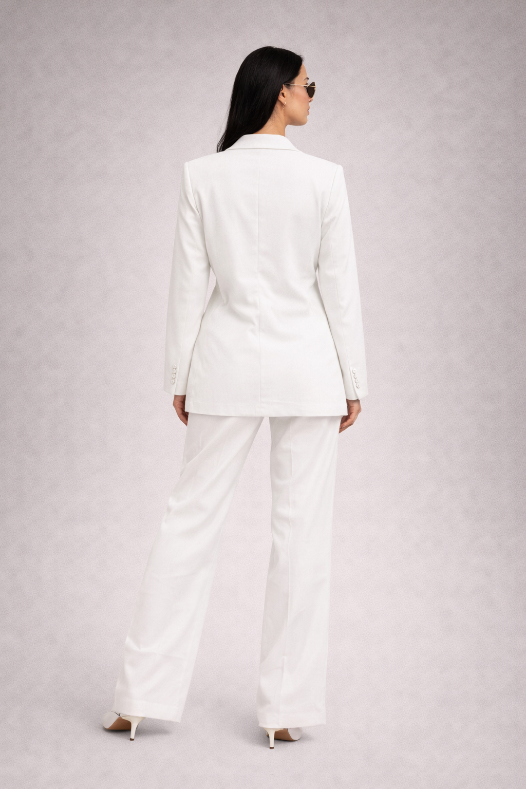 Galaxy White Linen Set