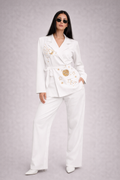 Galaxy White Linen Set